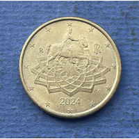 Италия 50 евроцентов 2024