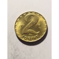 Венгрия 2 форинт 1989