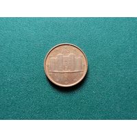 1 евроцент Италия.