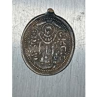 Иконка серебро  до 1917 года . Клеймо - ЛЧ 84