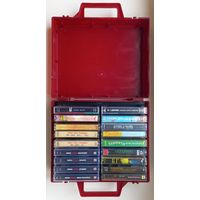 Чемоданчик для аудиокассет.(только чемоданчик).