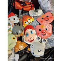 Маски Новогодние из прошлого СССР лотом.