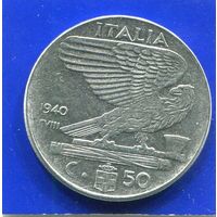 Италия 50 чентезимо 1940 , магнитная