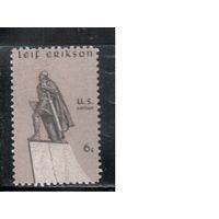 США-1968, (Мих.967),  **   , Норвегия, Эриксон (одиночка)