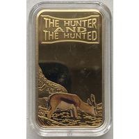 Сомали 25 шиллингов 2013 г. Охотник и жертва. Спрингбок