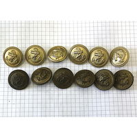 12 шт пуговиц кригсмарине.Германия