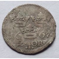 Швеция. 2 эре 1667 года.