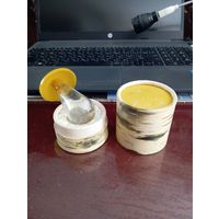 - Флакон с коробом от духов РУДЕНС Рига Dzintary 1971 г.