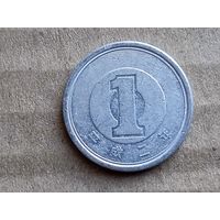 Япония 1 йена, 1990г. (U-)