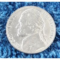 5 центов 1951 США МД Сан Франциско