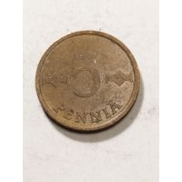 Финляндия 5 пенни 1972