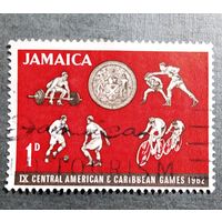 Марка Ямайка 1962 год Центрально-американские игры