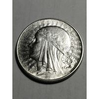 5 злотых 1934 UNC