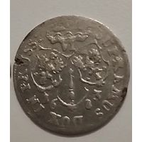 6 грошей 1683г., PRUSS:( вместо PRUSSIA) не частая разновидность штемпеля.