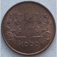 Нигерия 1/2 кобо 1973 г.