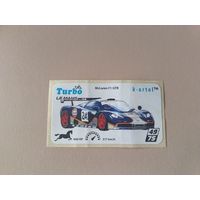 Наклейка Turbo Le Mans Турбо Ле-Ман  номер 49