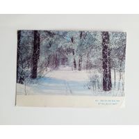 Почтовая карточка С Новым Годом! Фото Г.Костенко. 1970 г. Чистая