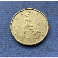 Италия 20 евроцентов 2021