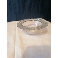 Вазочка, конфетница, сахарница, ажурное стекло, СССР