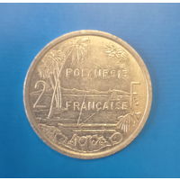 Французская Полинезия 2 франка 2000 год