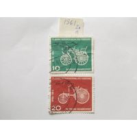 ФРГ  1961 2м   старые авто