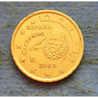 Испания 10 евроцентов 2003