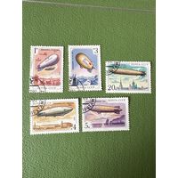 Дирижабль дирижабли марки СССР 1991 гаш.