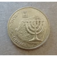 Израиль 10 агорот, 	JE 5750 (1990),  KM# 158  ю