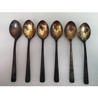 Ложки чайные Nova, мельхиор. Таллин, СССР