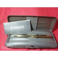 Parker,Оригинальная Позолоченная ручка в футляре и с документом
