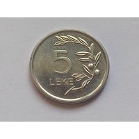Албания 5 лек ( леков ) 2011 г.