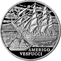 Амерыга Веспучы (Америго Веспуччи) (Amerigo Vespucci). 1 рубель