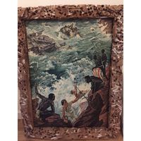 Картина.Винтаж.1985г.Запад.