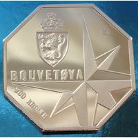 Остров Буве.  200 крон 2021 год  "Касатка"  Unusual