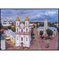 Беларусь 2024 Витебск Исторический центр города собор ратуша