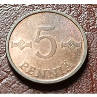Финляндия 5 пенни, 1971   ( 1-2-3 )
