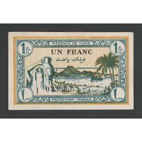 Тунис 1 франк 1943 года. Тип Р-55. Состояние аUNC