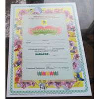 Пасведчанне удзельнiка конкурсу