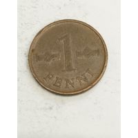 Финляндия 1 пенни 1963