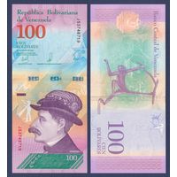 Венесуэла, 100 боливаров 2018 г, P-106 (22.03.2018, IBNS 2018, политик Самора Эсекиель), UNC