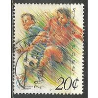 Сингапур. Южно-Азиатские игры. Футбол. 1993г. Mi#689.