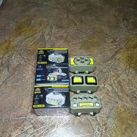 Фонарик налобный мощный, аккумуляторный , в комплекте кабель USB Type-C. Индикатор заряда. Четыре режима света, в том числе Красный! Сменный аккумулятор 18650 в комплекте