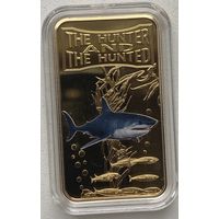 Сомали 25 шиллингов 2013 г. Охотник и жертва. Белая акула