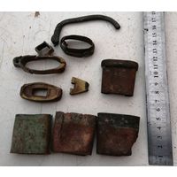 Части ножен сабли устья и обоймицы.