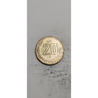 Мексика 20 цент  2001