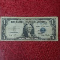 1 доллар 1935 г. Серебряный сертификат. F