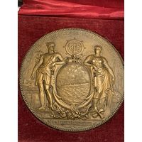 Бронзовая медаль-Compagnie Generale Transatlantique.Франция