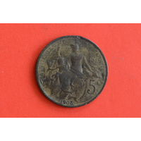 Франция 5 сантимов 1903 с 1 руб