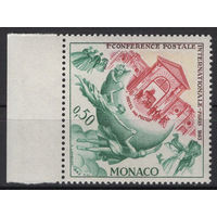 Монако 1963 ** Почтовый Союз, 1 марка с левым полем Mi 730