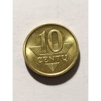 Литва 10 центов 2009